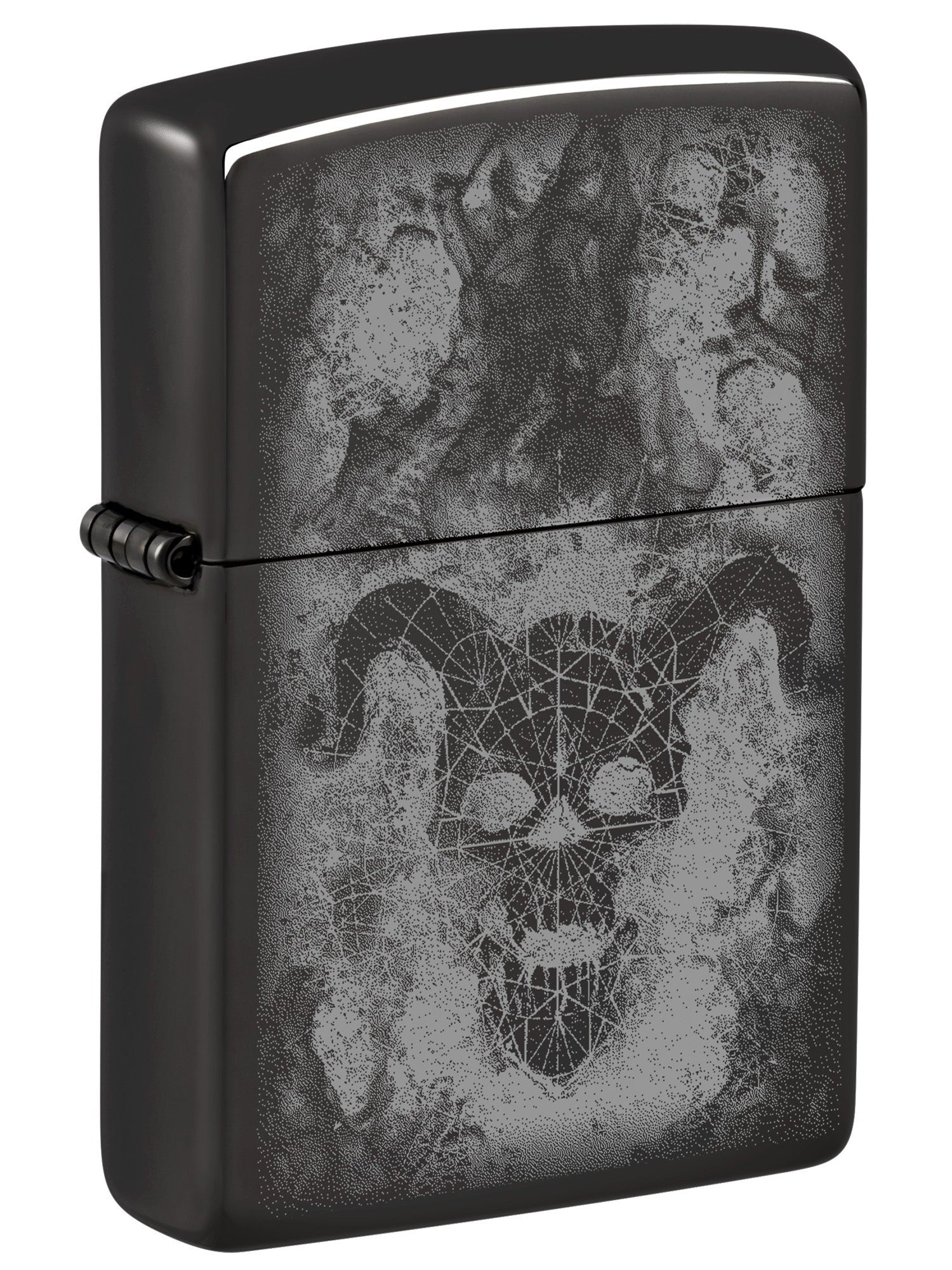 Zippo Custom Design Lighter - Triple Stone Carved Heavy Walled w/ Swarovski Crystals store Black Ice - 853676