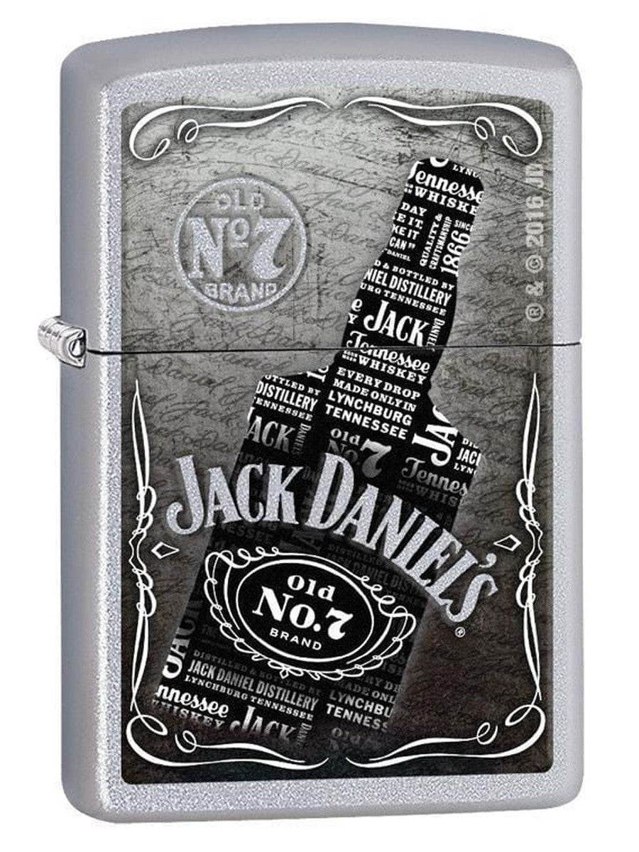 jack daniels bottle black and white
