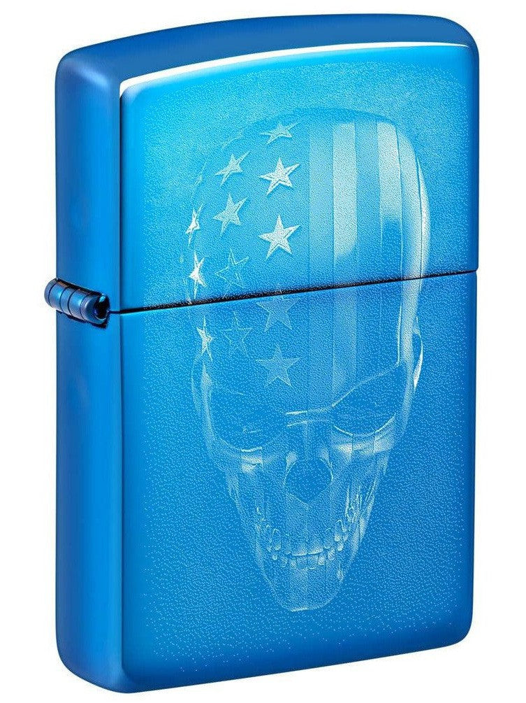 Lighter Zippo Skull Design