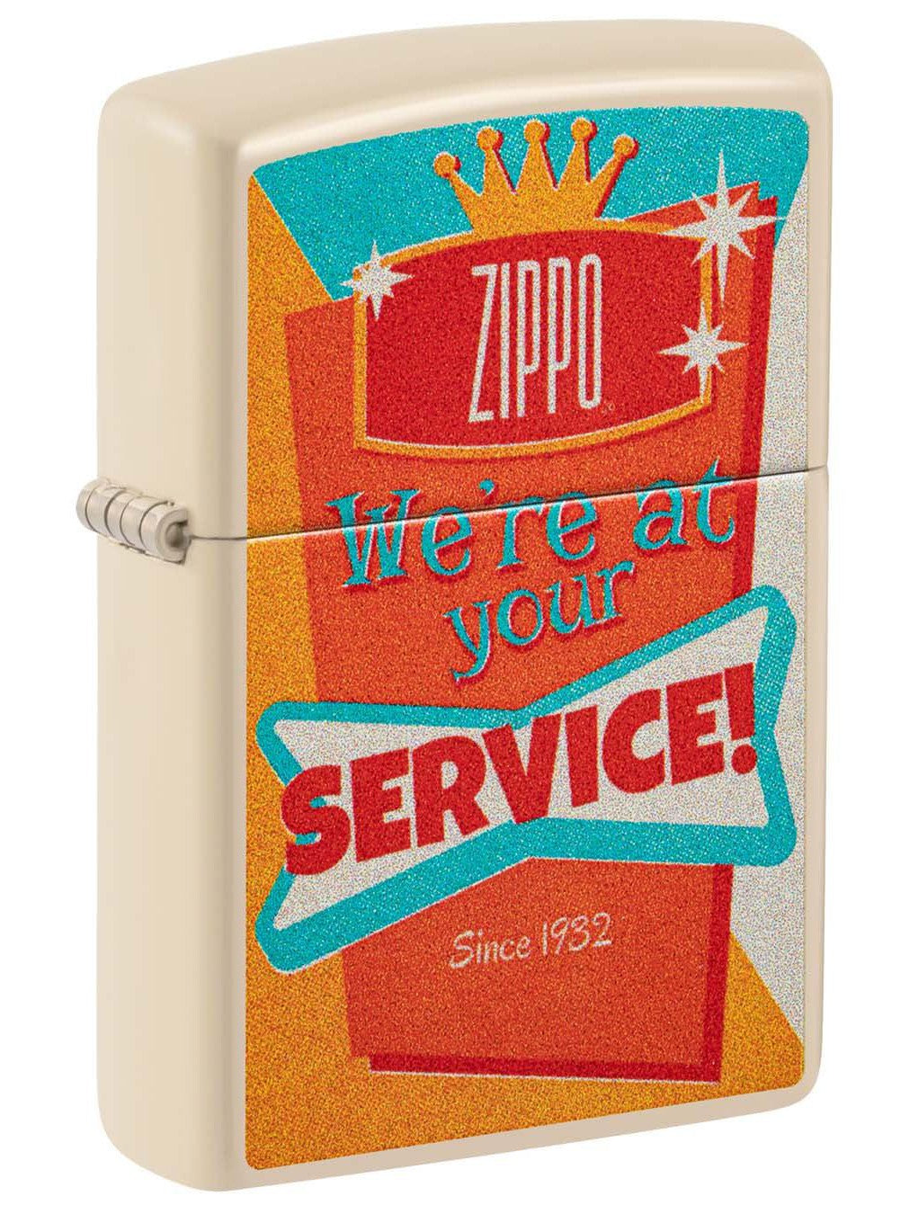 Zippo Lighter: Zippo At Your Service - Flat Sand 49966 – Lucas