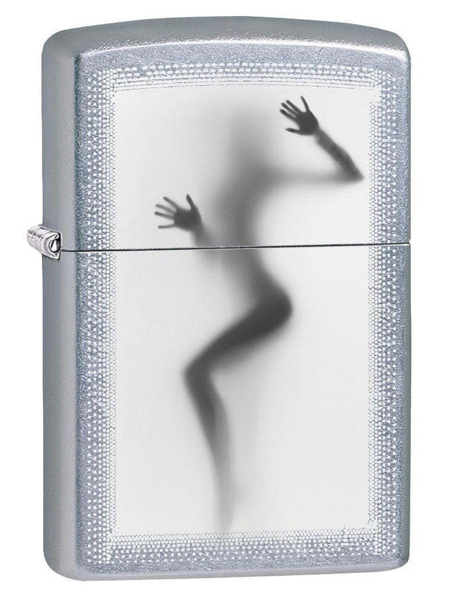 Zippo Lighter: Nude Girl Against the Glass - Street Chrome 78165 – Lucas  Lighters