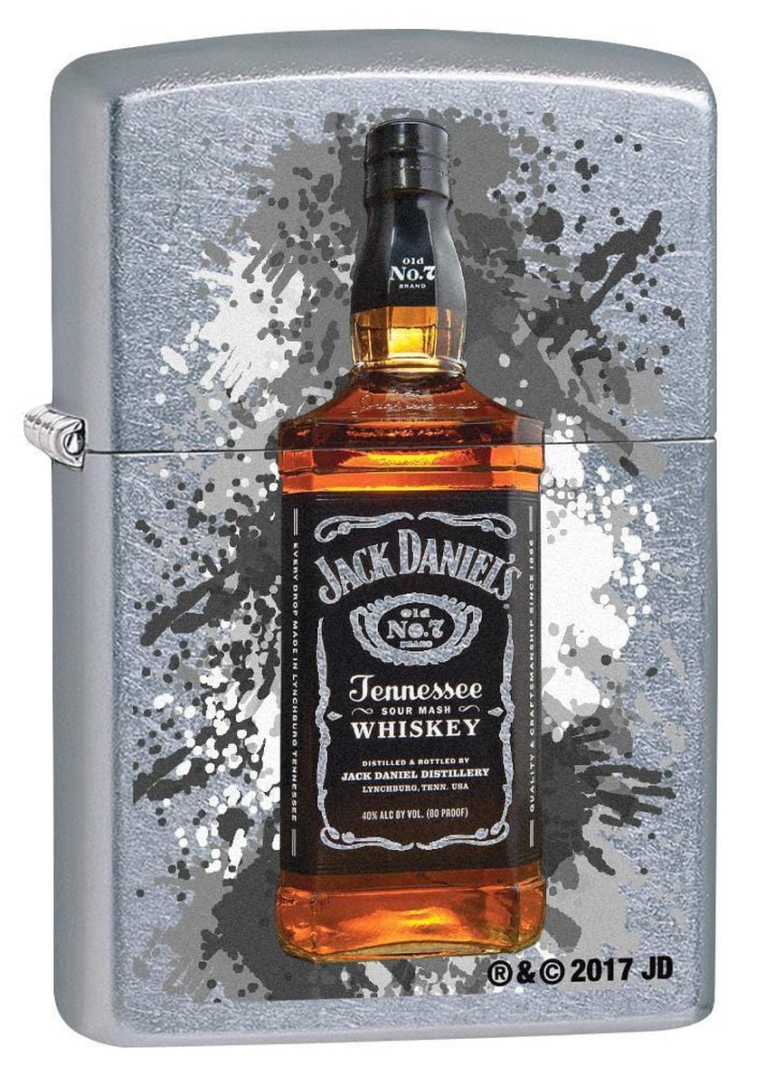 Zippo Lighter: Jack Daniel's Whiskey Bottle - Street Chrome 78870 – Lucas  Lighters