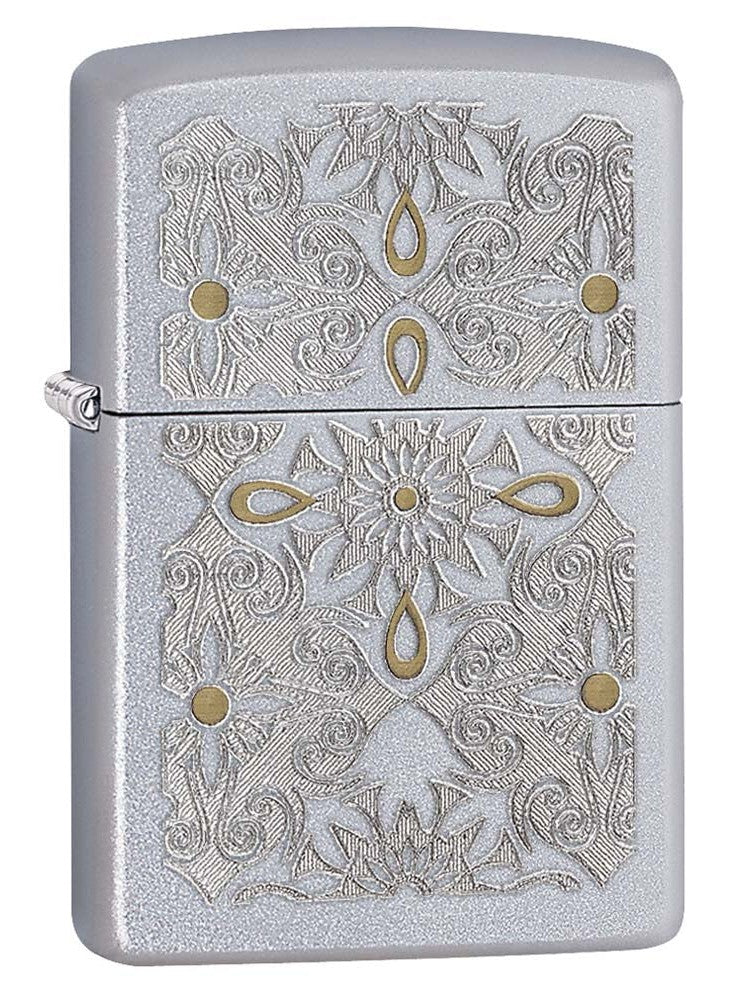 Zippo Lighter: Classical Curve, Engraved - Satin Chrome 81166 – Lucas  Lighters