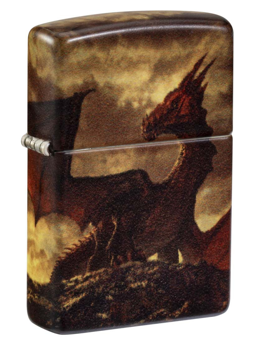 Zippo Lighter: Dragon on Rock - 540 Color 81263 – Lucas Lighters