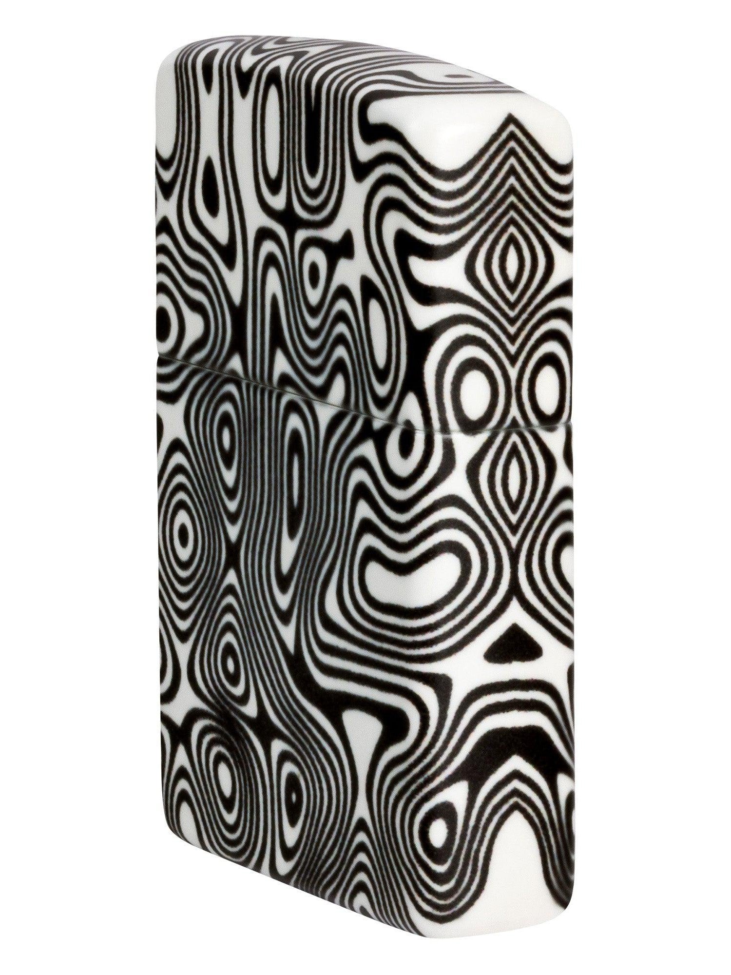 Zippo Lighter: Swirl Design, 540 Color - Glow-in-the-Dark Green 46012