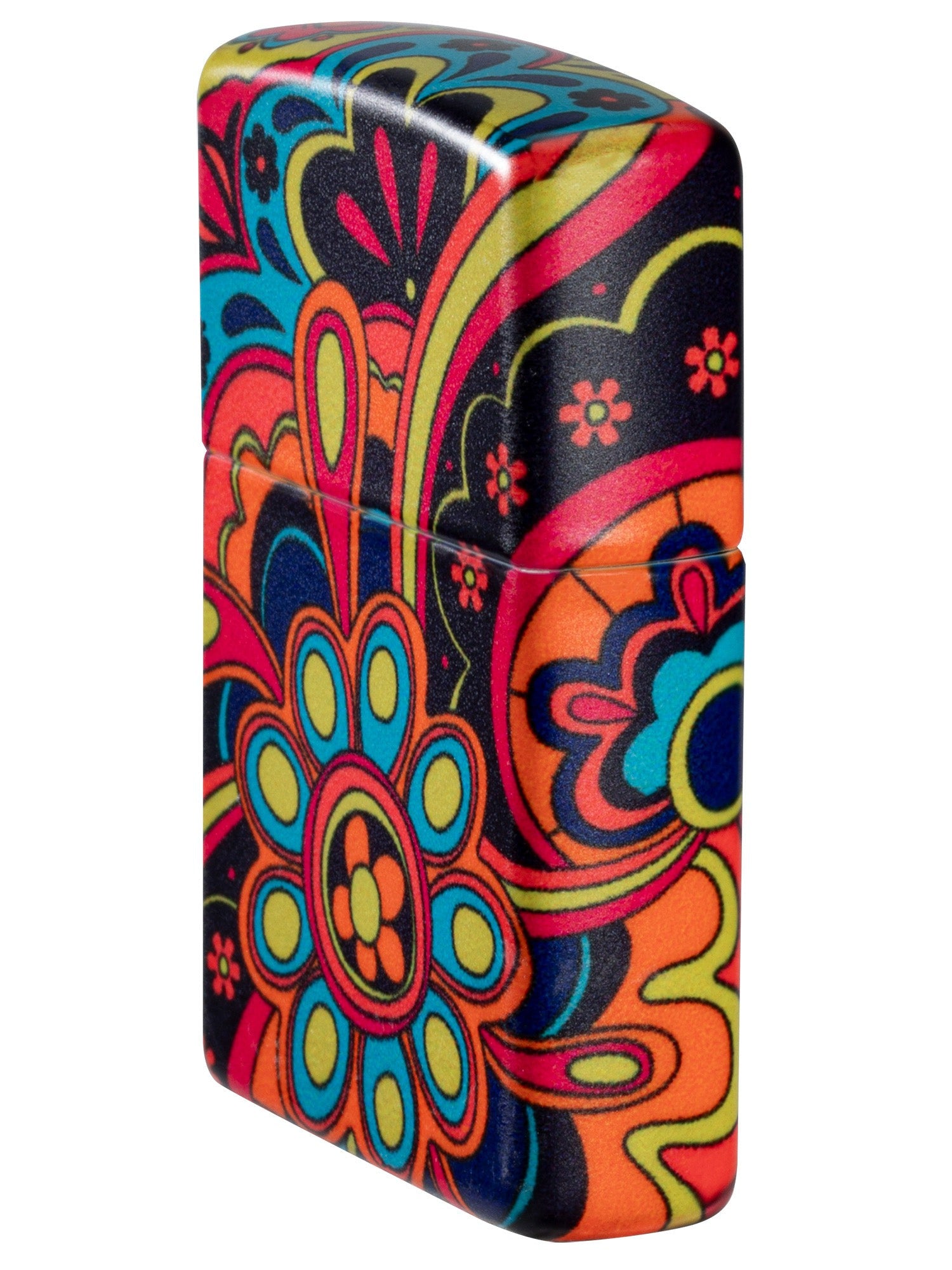 Zippo Lighter: Flower Power - 540 Color 46128