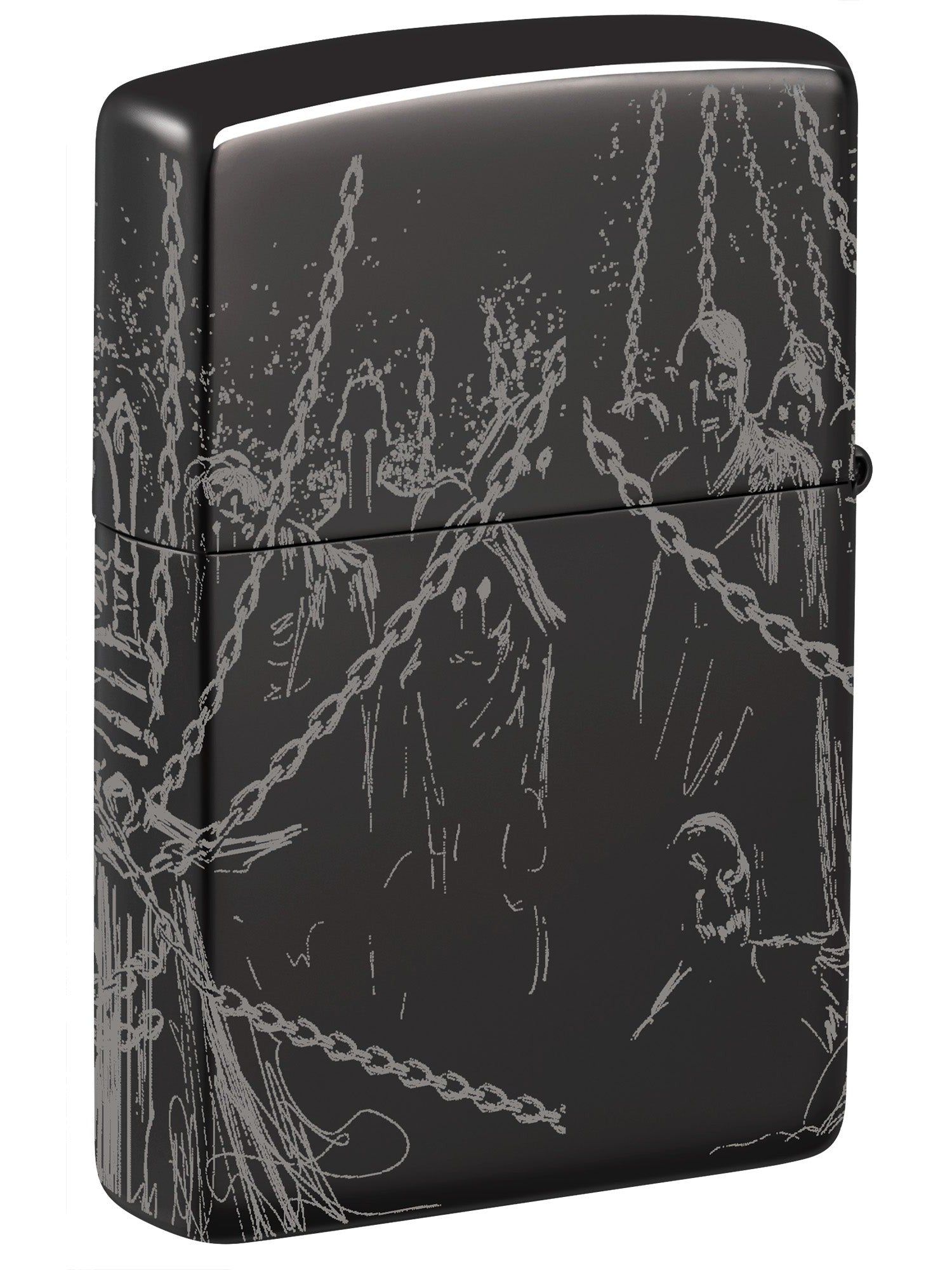 Zippo Lighter: Skull King, Photo 360 - High Polish Black 46139