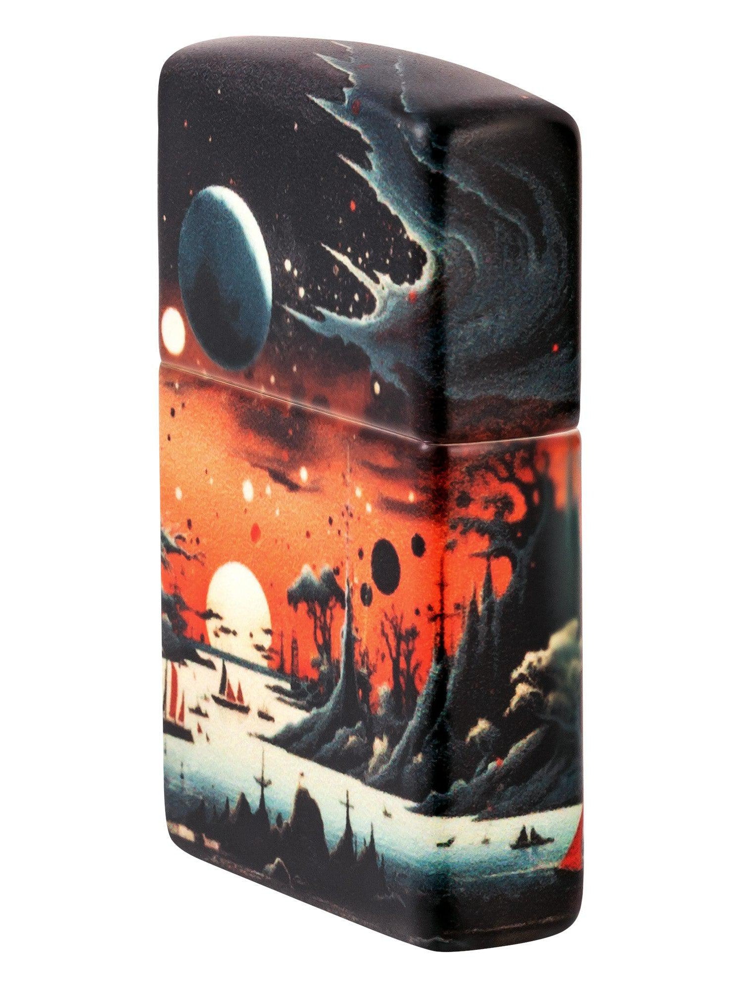 Zippo Lighter: Galactic Landscape Design - 540 Color 46254