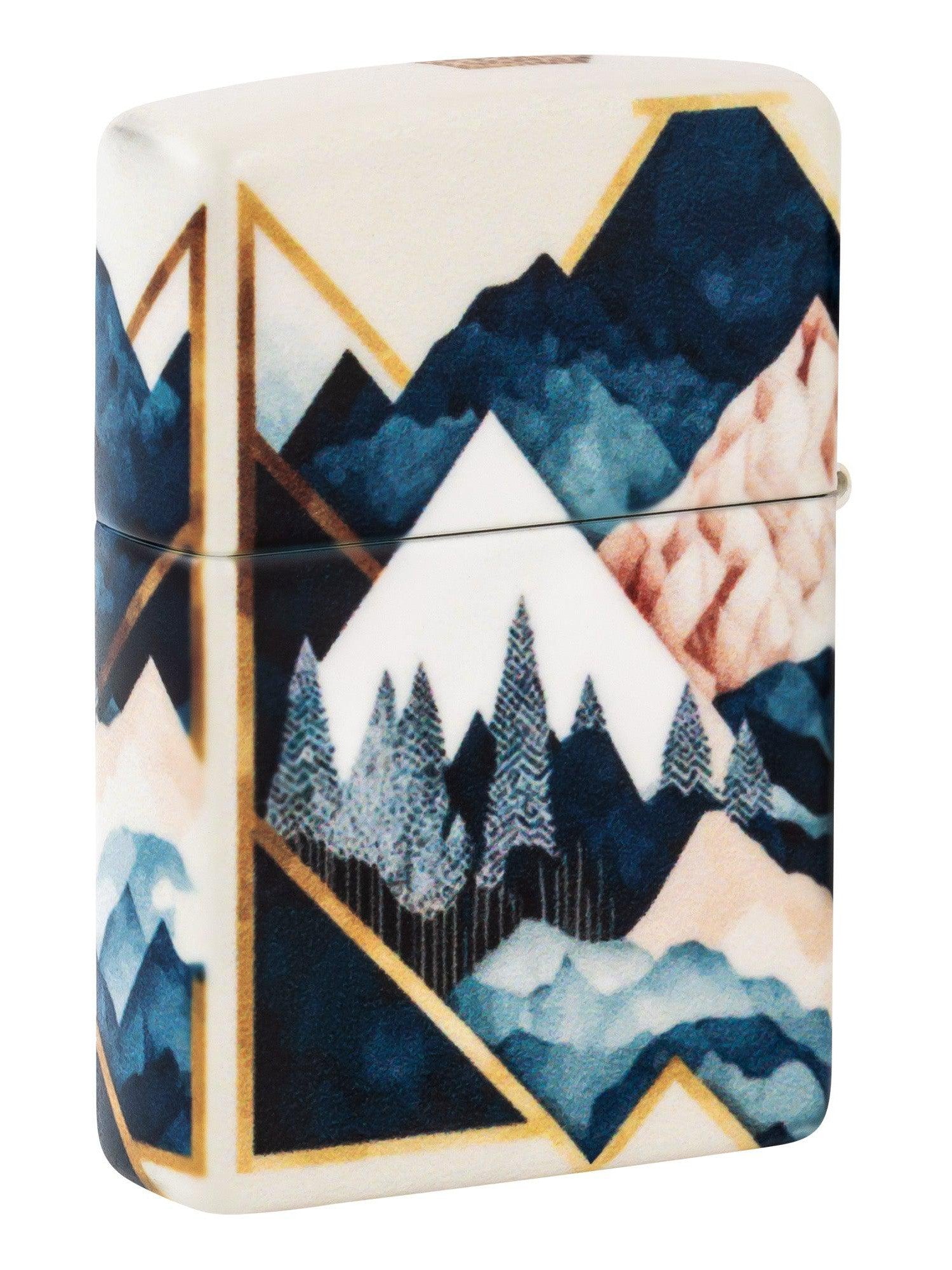 Zippo Lighter: Mountain Collage Design - 540 Color 46262