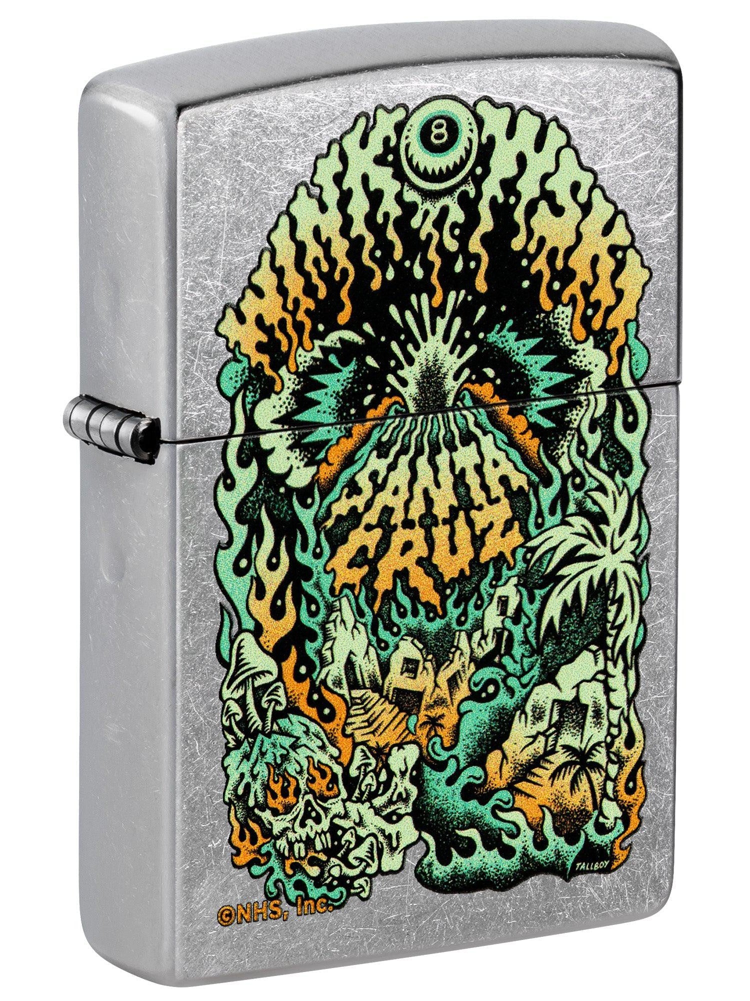 Zippo Lighter: Santa Cruz Winkowski Volcano - Street Chrome 46309