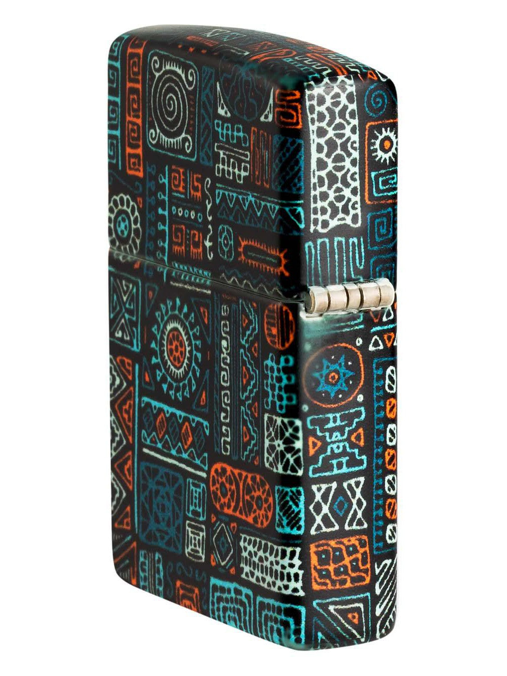 Zippo Lighter: Tribal Design - 540 White Matte 48525 – Lucas Lighters