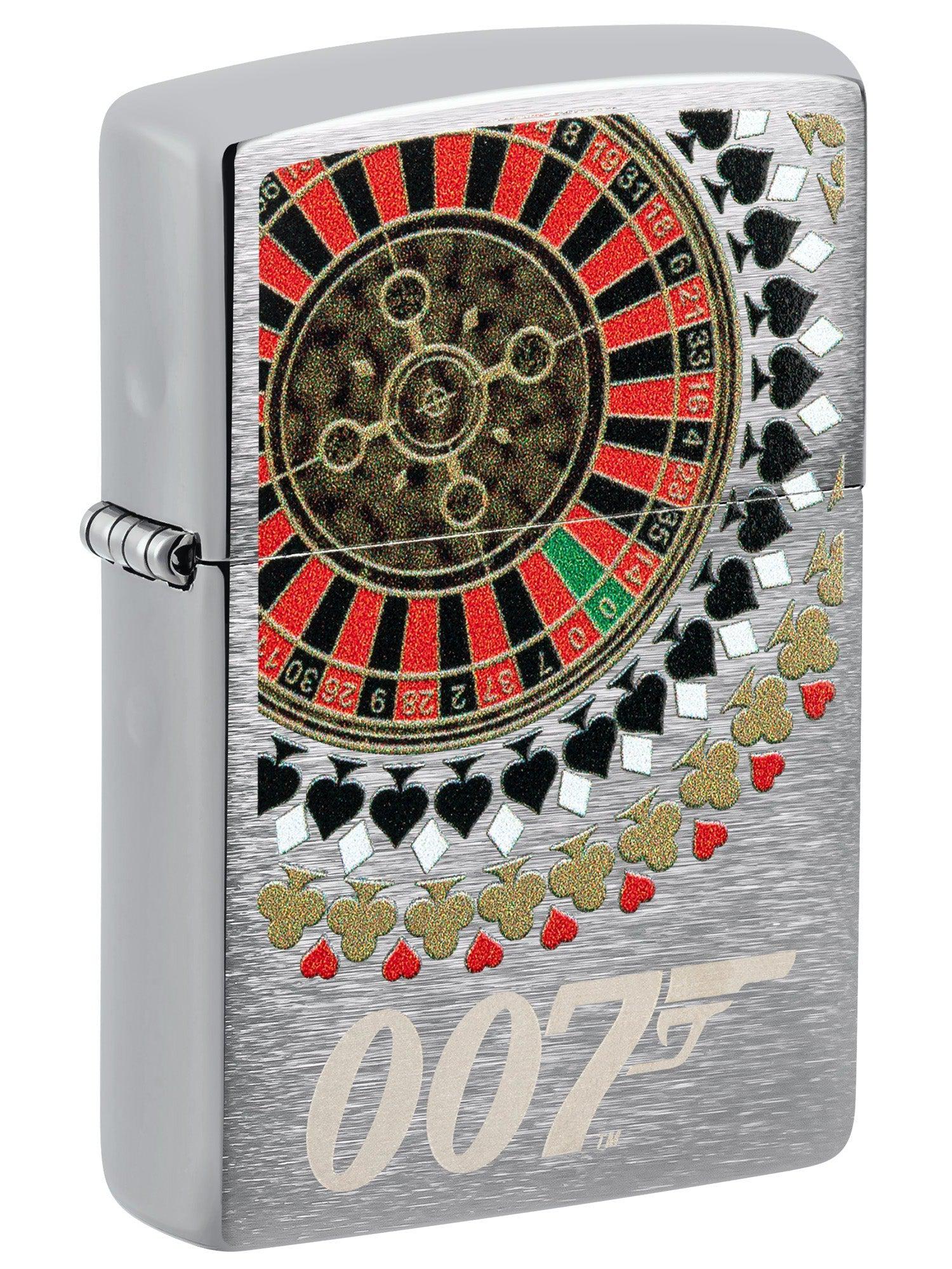 Zippo Lighter: James Bond, Roulette Wheel - Brushed Chrome 81519 ...