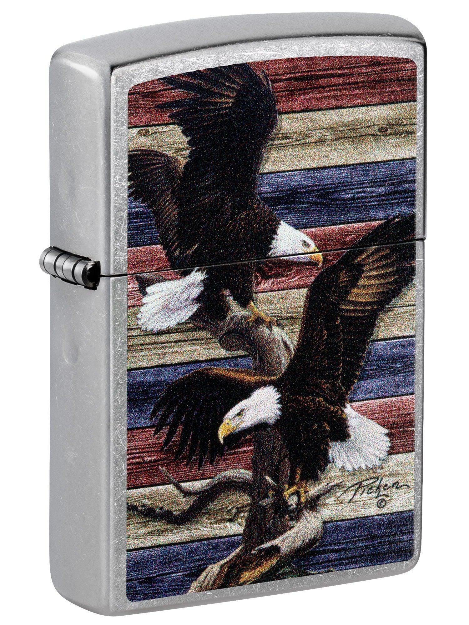 Zippo Lighter: Bald Eagles by Linda Picken - Street Chrome 81522 ...