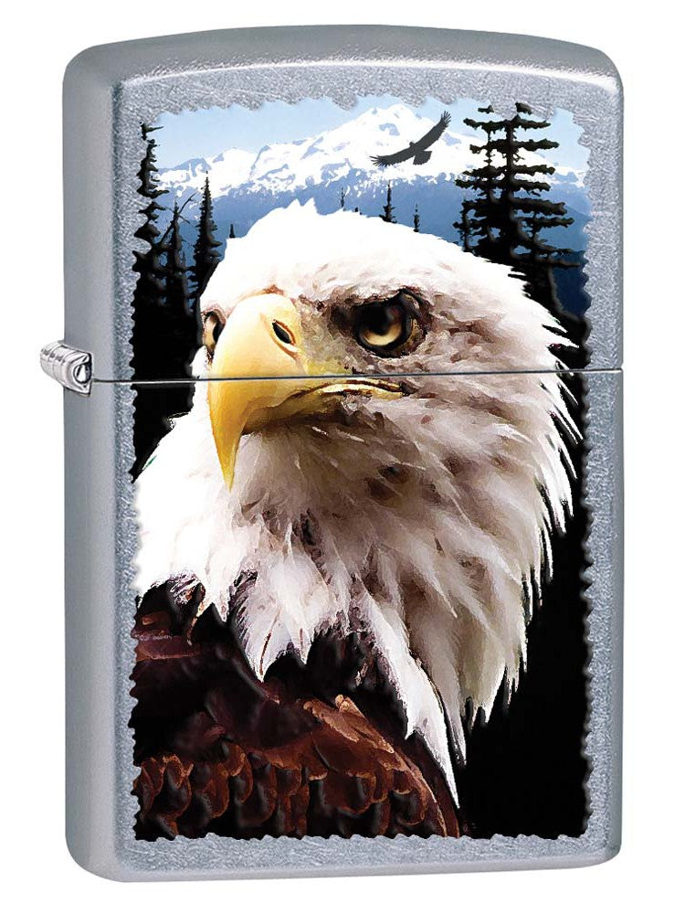 Zippo Lighter: Bald Eagle - Street Chrome 81167 – Lucas Lighters