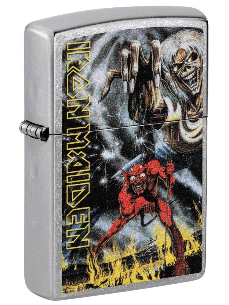 Zippo Lighter: Iron Maiden, The Number of the Beast - Street Chrome 81 ...