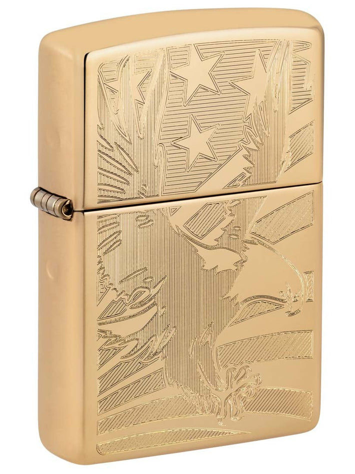 Are you looking for a cheap Zippo lighter, red with gold engraving?